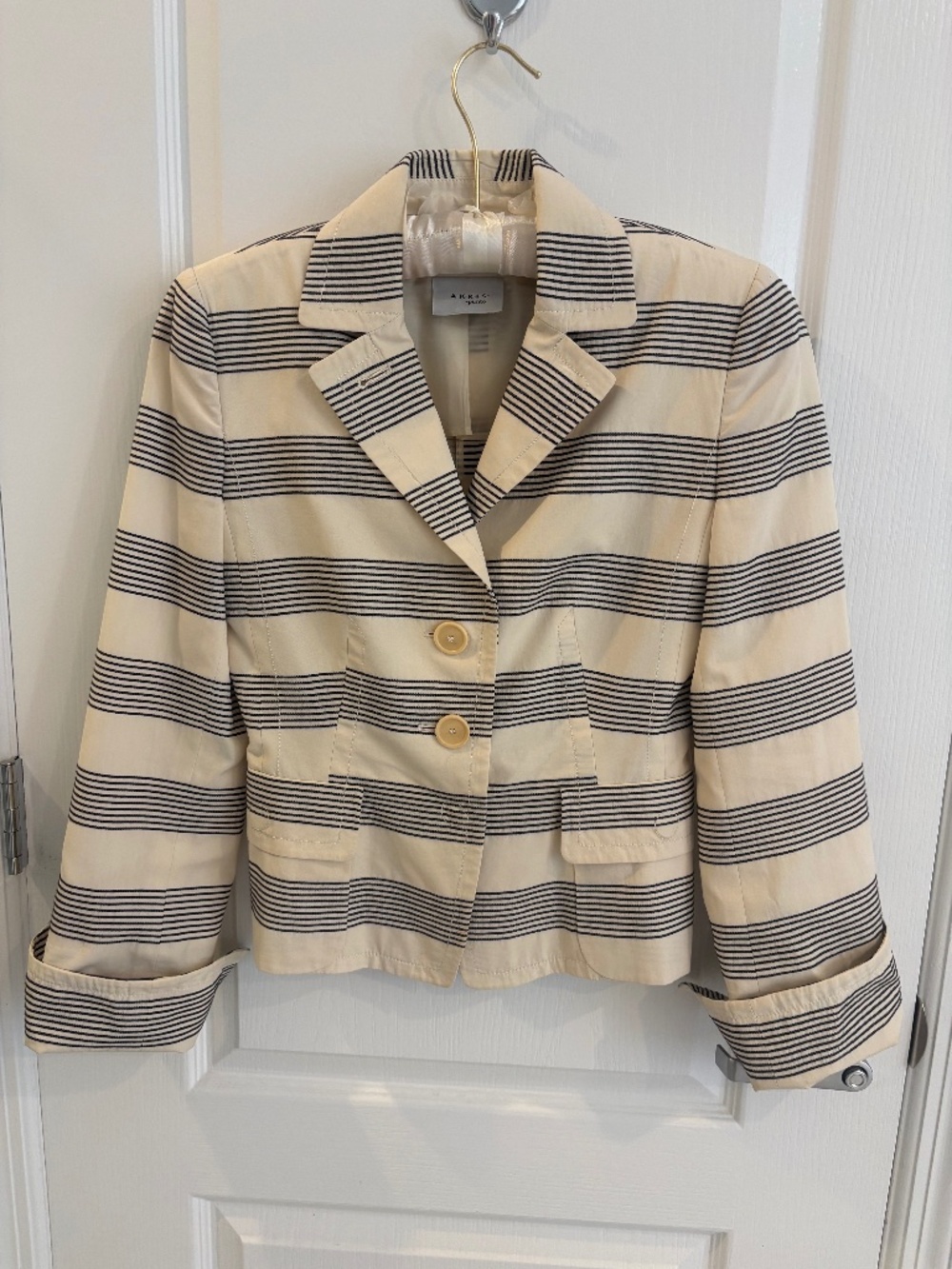 Akris Punto Striped Jacket